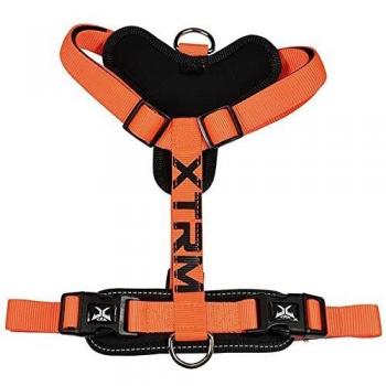 Nayeco 06946 Arnes x-TRM Cronos Neón Flash, Naranja, 35-60 x 1.5 Cm