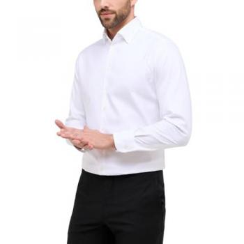 Eterna Modern Fit White Long Sleeve Men's Shirt Size 40