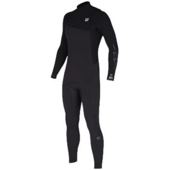 Traje de Neopreno Billabong Revolution Natural 5/4 mm para Hombre - Manga Larga y Cremallera Pectoral - Color Azul