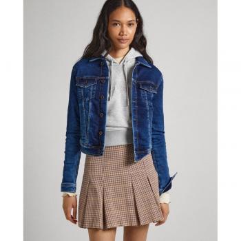 Pepe Jeans Women's Core Blue Denim Jacket