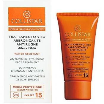 Collistar Trattamento Viso SPF15 Anti-Wrinkle Tanning Face Treatment, 50 ml