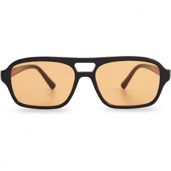 Messy Weekend BURT Black Orange Men's Sunglasses 56mm