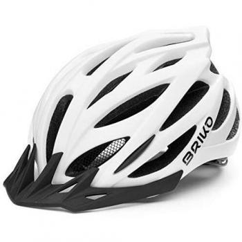 Briko Morgan Casco, Adultos Unisex, Bianco, Medium