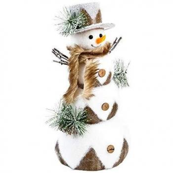 Decoración de muñeco de nieve