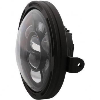 Highsider Marco LED-HLFrame-R1 Tipo 11 BL - Faro principal de 7 pulgadas, color negro, con tecnología LED