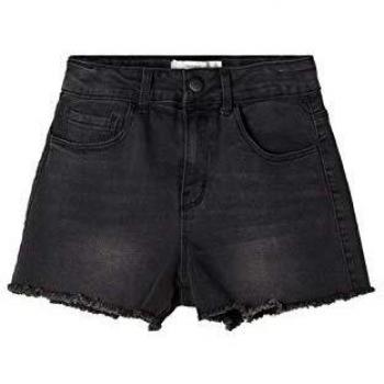 NAME IT Nkfrandi Mom Dnmcece 7303 HW Shorts Noos Pantalones Cortos, Denim Negro, 158 para Niñas