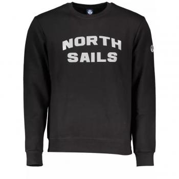 North Sails Black Cotton Sweater - M