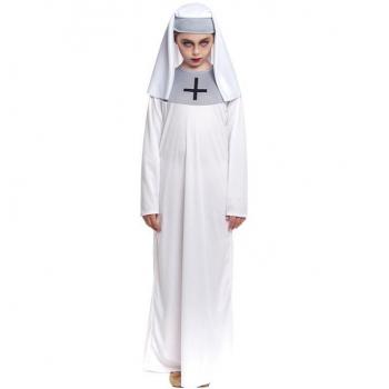 Disfraz de Monja Blanca para niña