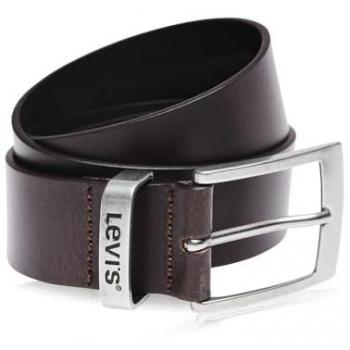 Cinturón de Piel Marrón Hebron para Hombre Levi's 110 cm Casual