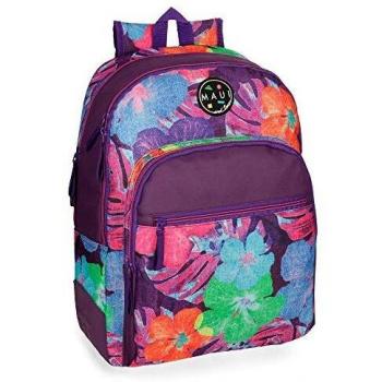 Maui and Sons Paradise Mochila Doble Compartimento Adaptable a Carro Multicolor 33x44x13,5 cms Poliéster 19.6L