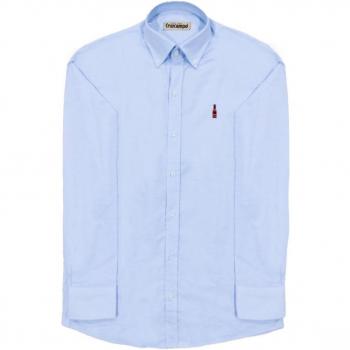 Camisa Hombre Cruzcampo Botellín Celeste