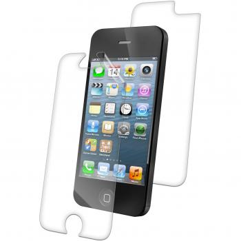 InvisibleSHIELD Clear Skin - Protector de pantalla y reverso para Apple iPhone 5