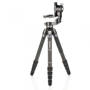 Benro Tortoise 35CLV Carbon Fiber Tripod with GH2F Gimbal Head, 30-153cm, 10kg Load Capacity