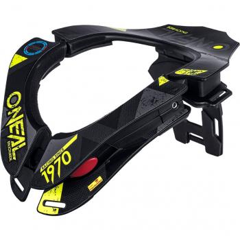 Oneal Tron Neckbrace Assault Protecciones, Negro, M