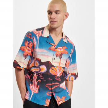 Multi-Patterned Short Sleeve Vacation Shirt for Men