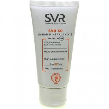 Sun Secure Ecran Mineral SPF 50+ Crema Color para Pieles Normales/Mixtas 60g