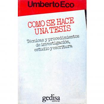 Como se hace una tesis tecnica