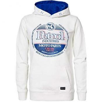 Petrol Industries KIDS B-1000-SWH300 - Sudadera con Capucha para niño Color Blanco. 6 años