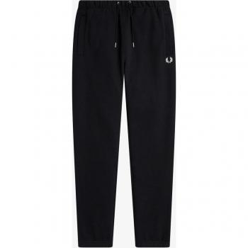 Fred Perry Men's Classic Loopback Sweatpants - Black, Size L
