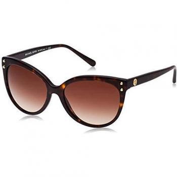 MICHAEL KORS Women's JAN 300613 55 Sunglasses, Dark Tortoise Acetate/Browngradient