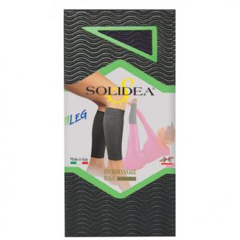 Scaldamuscoli Elásticos de Tejido Micromasaje Negro Talla S Solidea