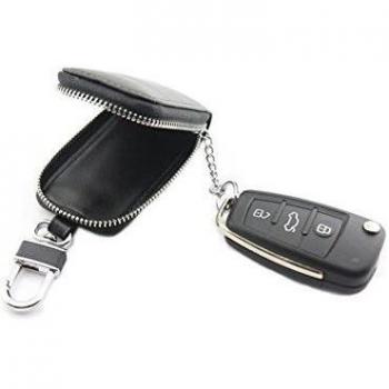 Genda 2Archer Unisexo Coche Caso Clave Cuero Monedero con Cremallera