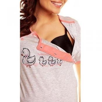 Zeta Ville Premamá - Camisón y Bata Set Embarazo y Lactancia - para Mujer - 385c