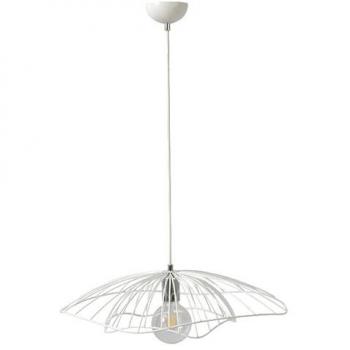Lámpara de Suspensión Venezia EPIKASA, Metal Blanco, 55x55x80 cm
