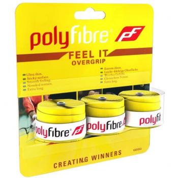 Polyfibre Feel it Grip 3 Over Grip, Amarillo, One Size