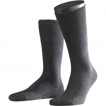 Falke Family Cotton Blend Crew Socks - Anthracite - Size 47-50