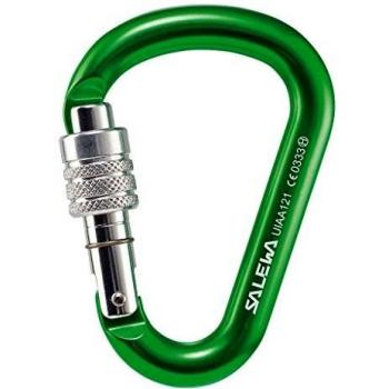 Salewa Hms Screw G2 - Mosquetón, color verde, talla M