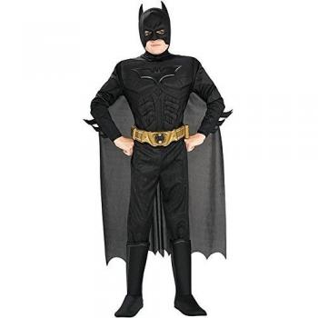 Disfraz de Batman Musculoso Deluxe para Niño con Accesorios - Talla 3-4 Años