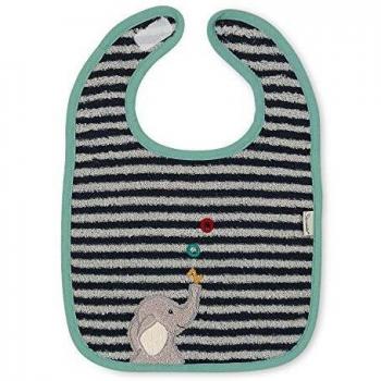 Sterntaler 7031950 - Babero con cierre de velcro zoo