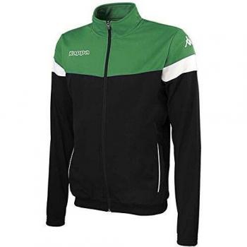 Kappa VACONE JKT Chaqueta, Niños, Negro/Verde/Blanco, 6Y
