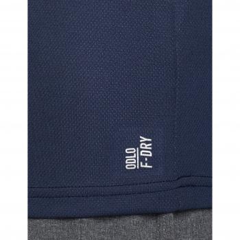 Odlo BL Top Crew Neck S/S Nikko F de Dry – Camiseta, Primavera/Verano, Hombre, Color Diving Navy, tamaño Large