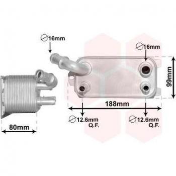 Enfriador de aceite VAN WEZEL 59003170