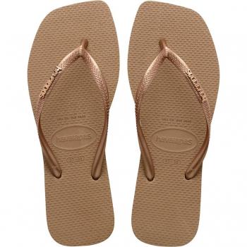 Havaianas - Chanclas de baño unisex Square Logo Metallic Havaianas