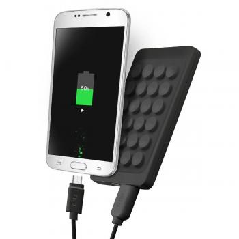 Batería Portátil SBS con Ventosas de 2300mAh en Color Negro