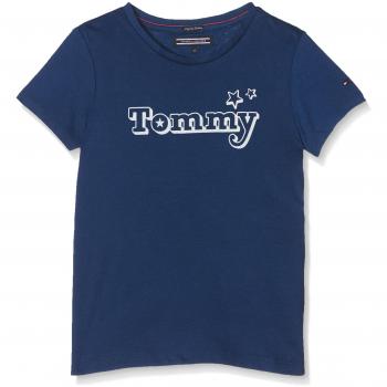 Tommy Hilfiger Ame Girls Th Cn Knit S/S, Camiseta para Niñas