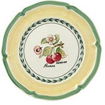 Villeroy & Boch French Garden Valence Bread Plate, 17 cm, Premium Porcelain, White/Multicoloured