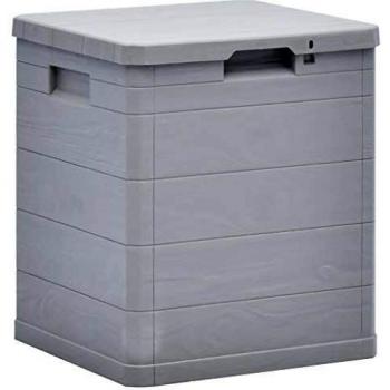 Outdoor Storage Cube 90L Light Grey