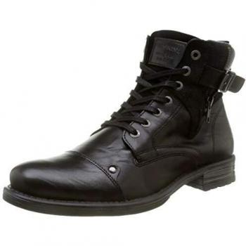 Redskins Yero Black Grey Ankle Boots