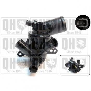 Termostato de refrigerante QUINTON HAZELL QTH1120K para Renault, compatible con referencias 110617026R y 110617250R