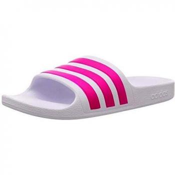 Chancla Adidas Niña Adilette Aqua K Blanco - Plantilla Sintética, Talla 35 1/2