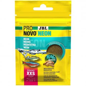 JBL Pronovo Neon Grano XXS - Alimento en Gránulos para Peces de Acuario (Neones y Salmlers Pequeños) - 20 ml