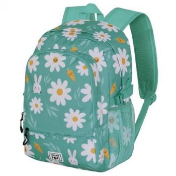 Mochila Oh My Pop! Blooming Fight Fan 2.2, Turquesa, 31 x 44 cm, Capacidad 24 L, adaptable