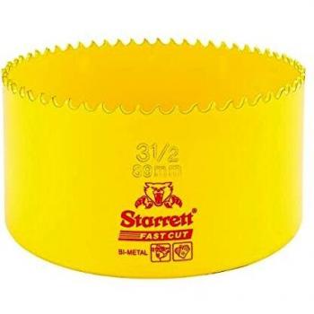 Starrett, corona perforadora Fast Cut, color amarillo, Ø 89 mm – FCH089