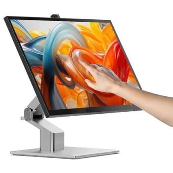 Monitor Táctil Alogic Clarity 27 Ultra HD 4K, Webcam, Soporte Plegable, Ajuste de Altura