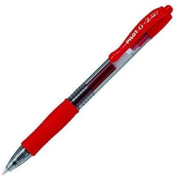Roller RETRACTIL PILOT PUNTA 0.7MM G2 ROJO
