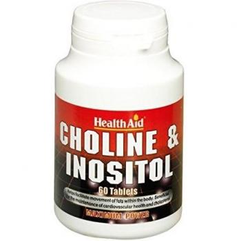 Colina e Inositol 250 mg - 60 Tabletas - Health Aid